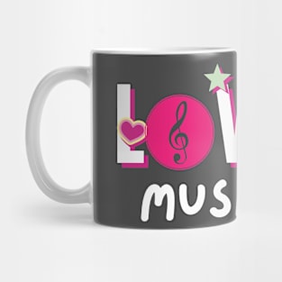 Love music cute design Mug